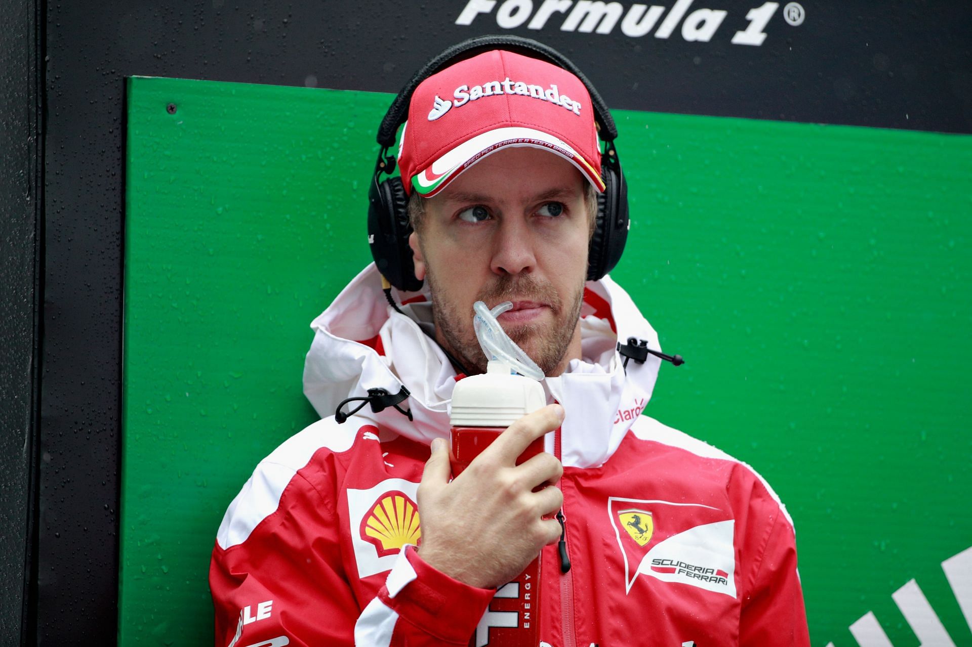 Sebastian Vettel with Ferrari at the 2016 Brazilian Grand Prix - Source: Getty